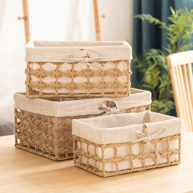 Handmade Durable Woven Storage Basket Organizer Online