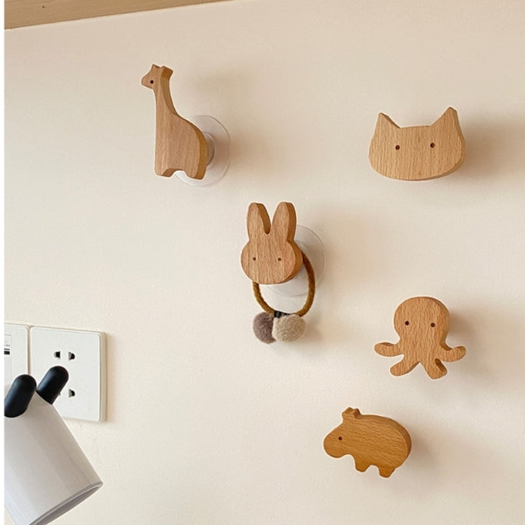 Handmade Wooden Creative Nordic Cute Wall Animal Hook