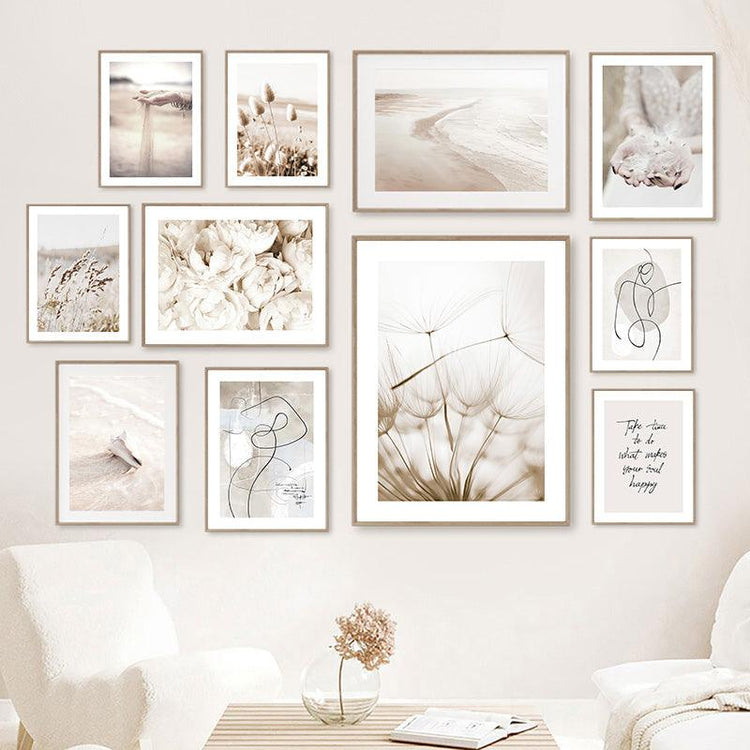 Flower Scenery Wall Art Canvas Painting For Home Decoration