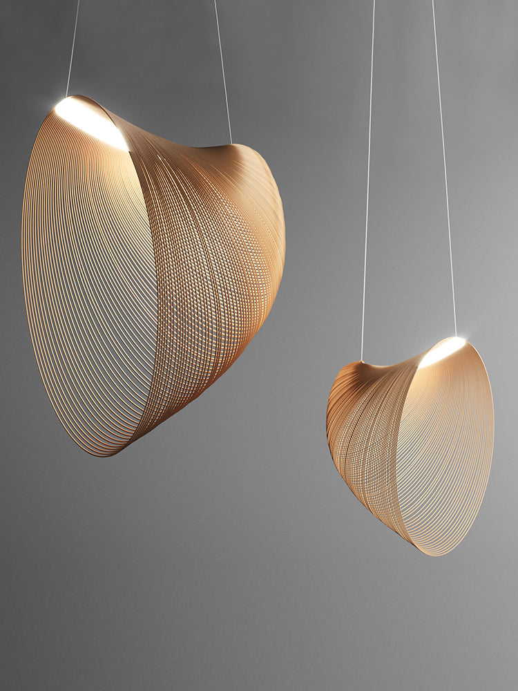 Nordic Modern Minimalist Design Wooden LED Lamp Chandelier